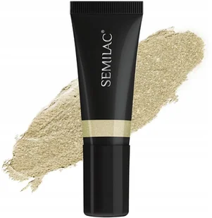 Semilac Make Up Semilac cień matowy w kremie 7 ml - Nr 037 Gold Disco - Cienie do powiek - miniaturka - grafika 2