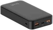 Ładowarki do telefonów - Budi Budi - Power bank 20 000 mAh, LED, 2x USB QC 3.0 + USB-C Power Delivery (Czarny) - miniaturka - grafika 1