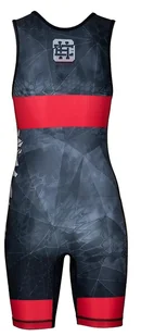 Extreme Hobby Trykot zapaśniczy damski, POLSKA CAMO, szary, rozmiar XS - Pozostałe akcesoria do sportów walki - miniaturka - grafika 3