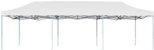 vidaXL Składany namiot imprezowy, 3 x 9 m, biały - Pawilony ogrodowe - miniaturka - grafika 3