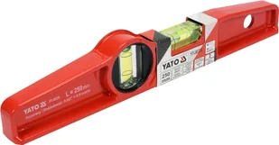 Yato POZIOMNICA TRAPEZOWA 250 MM KORPUS ODLEW ALUMINIOWY DWIE LIBELLE MAGNESY YT-30370 YT-30370 - Poziomice, łaty, miary - miniaturka - grafika 4