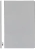 Szkolne artykuły papiernicze - Herlitz 10386951 teczki A4 PP z przezroczystą przednią pokrywą, 10 sztuk, liliowy, ciemnoszary A4 11387446 - miniaturka - grafika 1
