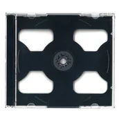 Pudełka i akcesoria na płyty CD - PUDEŁKO JEWEL CASE 2 CD BLACK 45219 B2PBPL - miniaturka - grafika 1