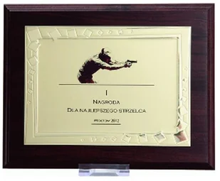 UPOMINKARNIA Dyplom Z Tworzywa Sztucznego Z Metalową Blaszką Grawerowany victoriasport-HG85-0 - Gadżety dla kibiców - miniaturka - grafika 2