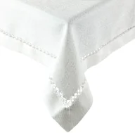 Obrusy i serwetki - Eurofirany Euro Firany Obrus 40 x 180 Dekoracyjny Emily Biały 1218449 - miniaturka - grafika 1