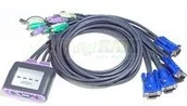 Przełączniki KVM - Aten CS64AZ-AA 4 port PS2 KVM & Speaker CS64AZ-AA - miniaturka - grafika 1