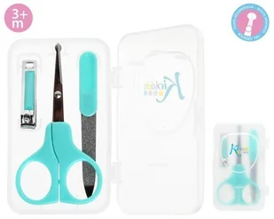 Kiokids Kiokids Zestaw do manicure turkusowy - Szczoteczki do zębów dla dzieci - miniaturka - grafika 7