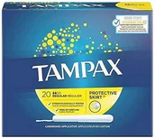 Wkładki higieniczne - Tampax Tampax - Tampony z wkładką Regular - 20 sztuk - miniaturka - grafika 1