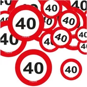 Gadżety dla niej i dla niego - Folat Konfetti "Urodziny 40 znak", FOLAT, 18 g FL62440 - miniaturka - grafika 1