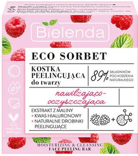 Bielenda Eco Sorbet Malina Kostka Peelingująca - Peelingi i scruby do twarzy - miniaturka - grafika 4
