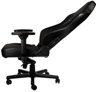 noblechairs Fotel gamingowy noblechairs HERO naturalna skóra czarny czarne obszycie NBL-HRO-RL-BLA - Fotele gamingowe - miniaturka - grafika 4