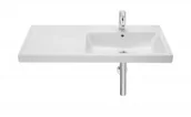 Umywalki - Roca A3270ME000 Alter Umywalka ścienna asymetryczna 100cm - miniaturka - grafika 1