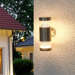 LINDBY 2-punktowa lampa zewnętrzna LED Lanea - Lampy ogrodowe - miniaturka - grafika 3