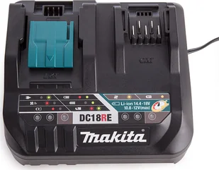 Makita Ładowarka do szybkiego ładowania 10,8 V baterie 14,4 V 18 V ładowania 2 dc18re  198720  9 - Akumulatory do elektronarzędzi - miniaturka - grafika 2