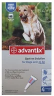 Artykuły przeciw pasożytom - Bayer Bayer Preparat biobójczy dla psów o wadze 25-40kg Advantix op 4 pipety - miniaturka - grafika 1
