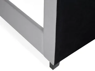 Beliani Łóżko jasnoszare tapicerowane 160x200 cm LA ROCHELLE - Łóżka - miniaturka - grafika 8