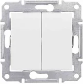 Wyłączniki światła i elektryczne - LEDart wiecznikowy, Schneider Electric SEDNA SDN0300421, bez ramki, kolor biały - miniaturka - grafika 1