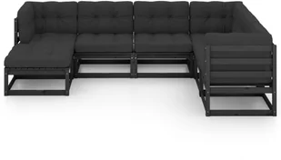 vidaXL 7-cz. zestaw wypoczynkowy do ogrodu, z poduszkami, lita sosna 3076758 - Meble ogrodowe vidaXL 7-cz. zestaw wypoczynkowy do ogrodu, z poduszkami, lita sosna 3076758 - Meble ogrodowe - miniaturka - grafika 2