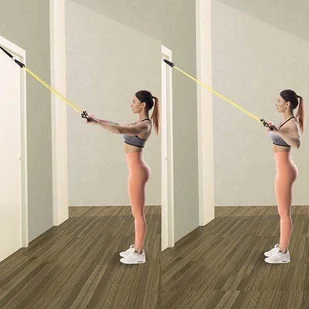 Zestaw do ćwiczeń Drążek + gumy treningowe oporowe - Gumy, taśmy, ekspandery - miniaturka - grafika 13