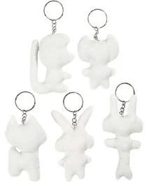 Creativ Company A S Brelok, Materiałowe zwierzątka, 5 sztuk - Decoupage - miniaturka - grafika 2