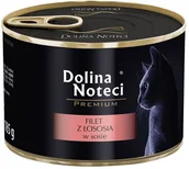 Mokra karma dla kotów - Dolina Noteci Premium, filety, 24 x 185 g - Filet z łososia - miniaturka - grafika 1