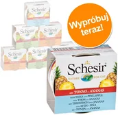 Mokra karma dla kotów - Schesir Pakiet mieszany Fruit 6 x 75 g 3 smaki - miniaturka - grafika 1
