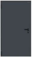 Drzwi zewnętrzne - Drzwi techniczne Technical 62.5 antracytowe 100 lewe otwierane do wewnątrz - miniaturka - grafika 1