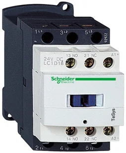 Schneider Electric lc1d18bl TeSys stycznik D, lampy alfa2, DC oszczędzania energii, 3p, AC 440 V 18 A 3, 24 VCD na szpuli - Pozostałe oświetlenie - miniaturka - grafika 3