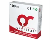 Akcesoria TV-SAT - Kabel Antenowy Zewnętrzny Rolka 100m WC102 Cu 2163 - miniaturka - grafika 1