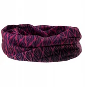 Czapki i chusty sportowe męskie - Hi-Tec Komin wielofunkcyjny Temi Purple Leaves - miniaturka - grafika 1