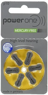 Bateria do aparatu słuchowego VARTA Power One P10 MF, 100 mAh, 1.45 V, 6 szt. - Baterie i akcesoria - miniaturka - grafika 3