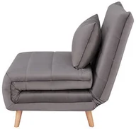 Fotele - Signal Fotel rozkładany SPIKE VELVET Szary SPIKEVSZBU - miniaturka - grafika 1