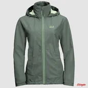 Kurtki i kamizelki sportowe męskie - Jack Wolfskin Kurtka Jack Wolfskin Evandale Jacket W hedge green 1111191_4311_002 - miniaturka - grafika 1