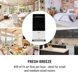 OneConcept OneConcept CTR-1 Heat klimatyzator przenośny 4-w-1 funkcja chłodzenia i grzania schładzacz powietrza 2000W biały ACO-CTR-1-Heat - Klimatory - miniaturka - grafika 4