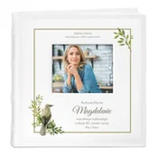Albumy fotograficzne - NA Murrano Album mały z oknem nadruk dedykacja dla mamy 40 urodziny ALB-SO-WH-UV-020 - miniaturka - grafika 1