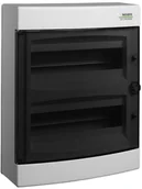 Akcesoria do kolektorów i fotowoltaiki - Plast obudowa instal. przezr drzwi natynk. IP40 2 rzędy 2x12 modułów PNS 24T - miniaturka - grafika 1