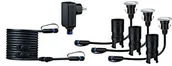 Lampy ogrodowe - Paulmann świateł Paulmann 93697 Outdoor Plug & Shine Floor Mini-częściowy podstawowy zestaw IP65 3000 K 3 X 2,5 W 24 V 55 MM 936.97 reflektor podłogowy do wbudowania lampa LED lampa podłogowa na zewną 936.97 - miniaturka - grafika 1