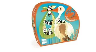 Scratch Puzzle konturowe Bocian 24 elem. mokopico-1607-0 - Puzzle - miniaturka - grafika 2