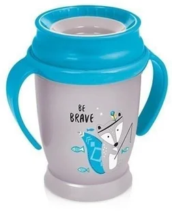 Lovi Kubek Niekapek 360 Retro Z Uchwytami 210 Ml Miętowy - Kubki dla dzieci - miniaturka - grafika 15