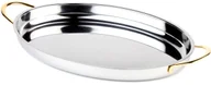 Wyposażenie lokali gastronomicznych - APS Półmisek owalny z uchwytami w kolorze złota 265x195 mm | 60270 60270 - miniaturka - grafika 1