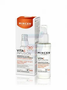 Mincer Pharma Pharma Koncentrat do rąk przeciw przebarwieniom - Pharma Vita C Infusion 626 Koncentrat Koncentrat do rąk przeciw przebarwieniom - Pharma Vita C Infusion 626 Koncentrat - Kremy do twarzy - miniaturka - grafika 3