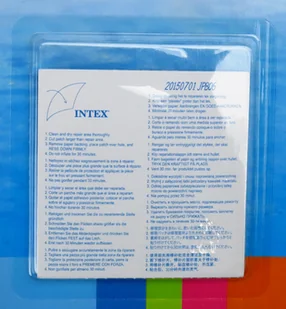 Intex 6 ŁATEK NAPRAWCZYCH basen,,ponton 59631 - Pontony - miniaturka - grafika 8