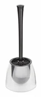 Akcesoria do wc - Wenko Pojemnik na szczotkę FIESTA czarny + szczotka WC B06XSFF9HS - miniaturka - grafika 1