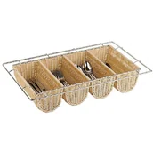 Pojemniki i kosze gastronomiczne - APS Kosz na sztućce | 530x325x(H)100mm CB674 - miniaturka - grafika 1