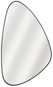 Lustra - INSPIRE Lustro dekoracyjne Ogive czarne 30 x 50 cm Inspire - miniaturka - grafika 1