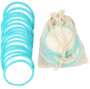 Płatki Kosmetyczne Wielorazowe 16 Sztuk + Worek - Pozostałe akcesoria kosmetyczne - miniaturka - grafika 2