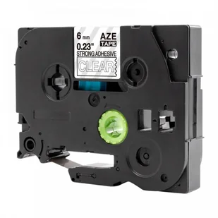 Brother Taśma zamiennik TZ-S115 / TZe-S115, 6mm x 8m, mocno klejący, biały druk / przezroczysty podkład - Papier do drukarek Brother Taśma zamiennik TZ-S115 / TZe-S115, 6mm x 8m, mocno klejący, biały druk / przezroczysty podkład - Papier do drukarek - miniaturka - grafika 1