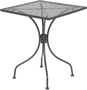 HOME &amp; GARDEN HOME & GARDEN Meble ogrodowe metalowe Maja Square Grey 2+1 439011 - Meble ogrodowe - miniaturka - grafika 3