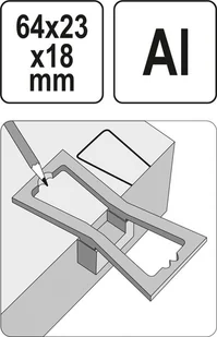 YATO SZABLON JASKÓŁCZY OGON 1:5 I 1:8 - Pozostałe wyposażenie warsztatu - miniaturka - grafika 4