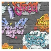 Tapety - Ugepa Tapeta L17901 Graffiti MUR L17901 - miniaturka - grafika 1